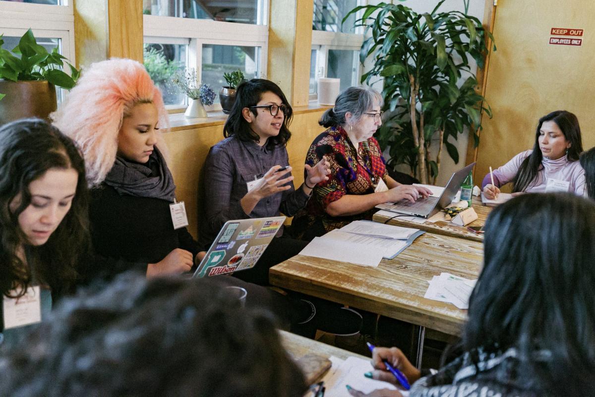 Community-based organization leaders gather in Portland.