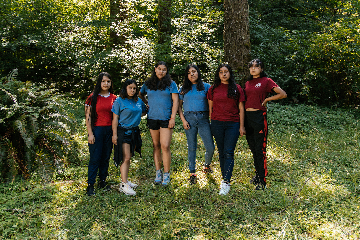 Diana, Adabella, Estrella, Karina, Neida, and Aide are among the youth leaders who supported Capaces Leadership Institute's summer learning program.