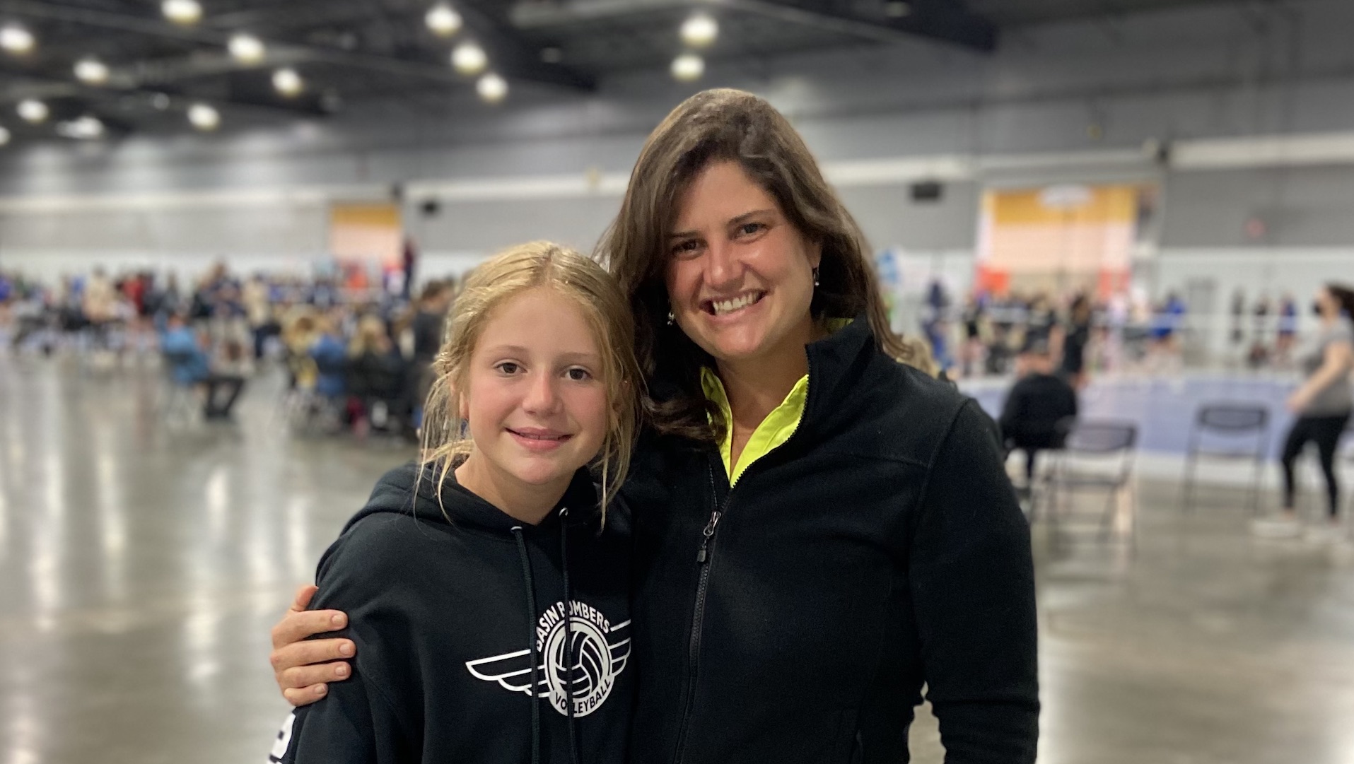 Jessie DuBose (right) with her daughter Abby.