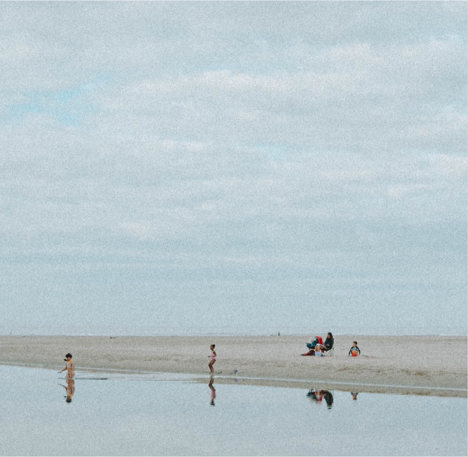 Kids play on the Oregon coast as education is virtual.