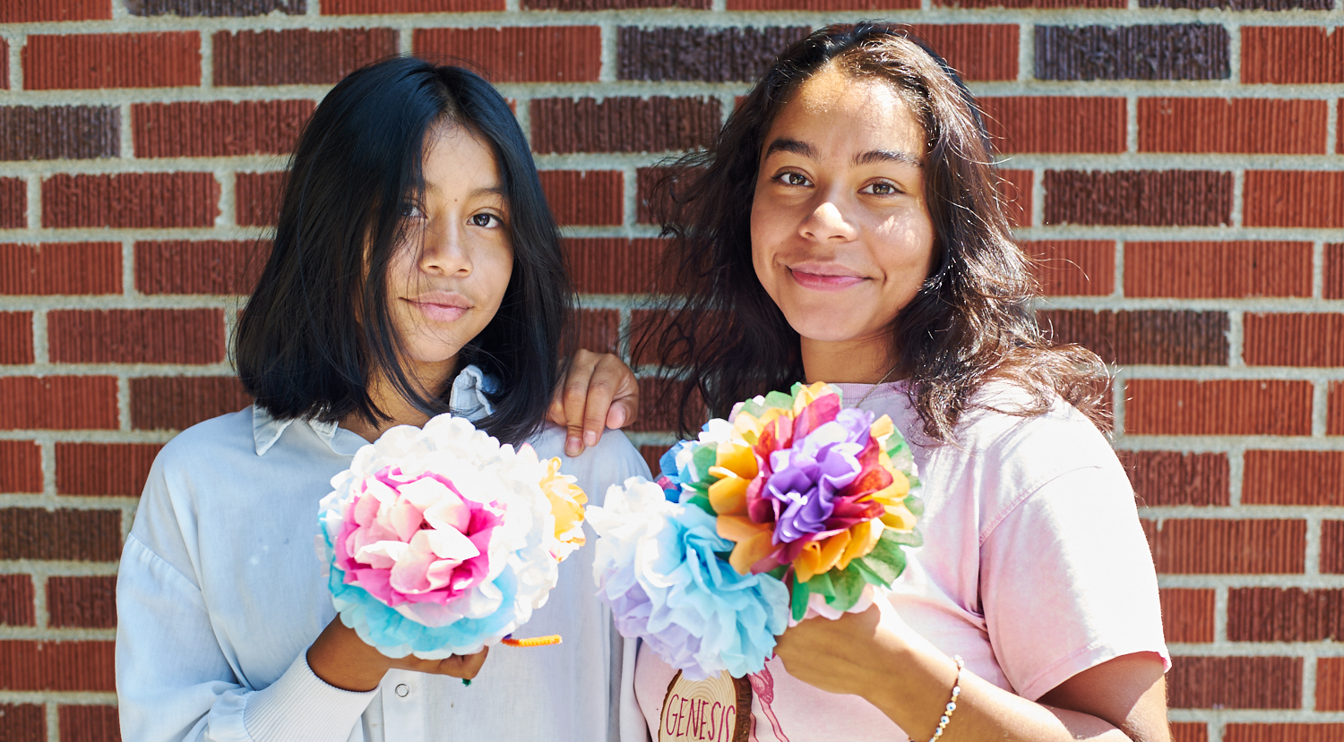 Students at Adelante Mujeres' summer learning program in 2021. Photo by Sarah Arnoff Yeoman.