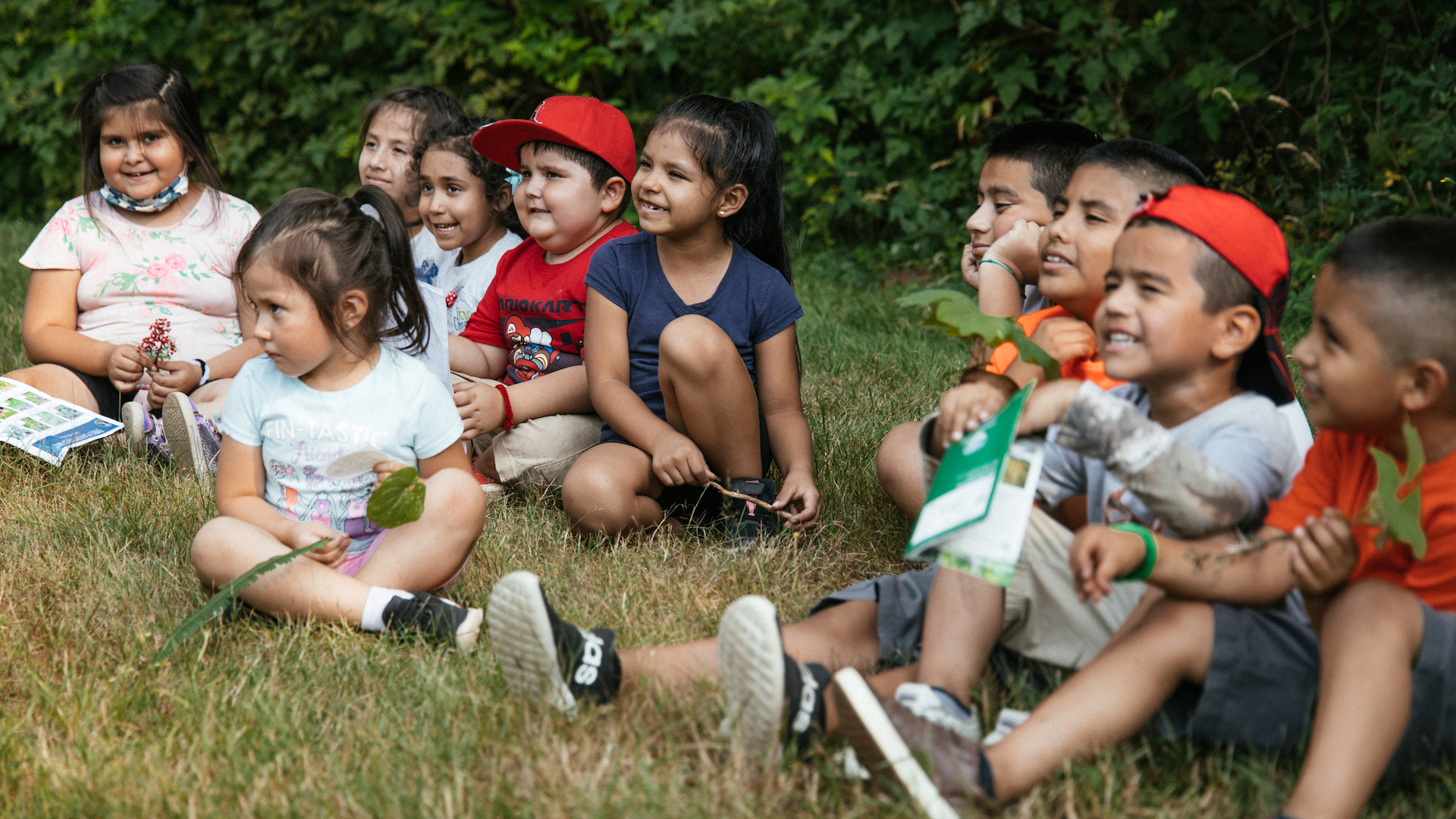 Children at the Capaces Leadership Institute's summer learning program in 2021. Photo by Yvanna Ramos.