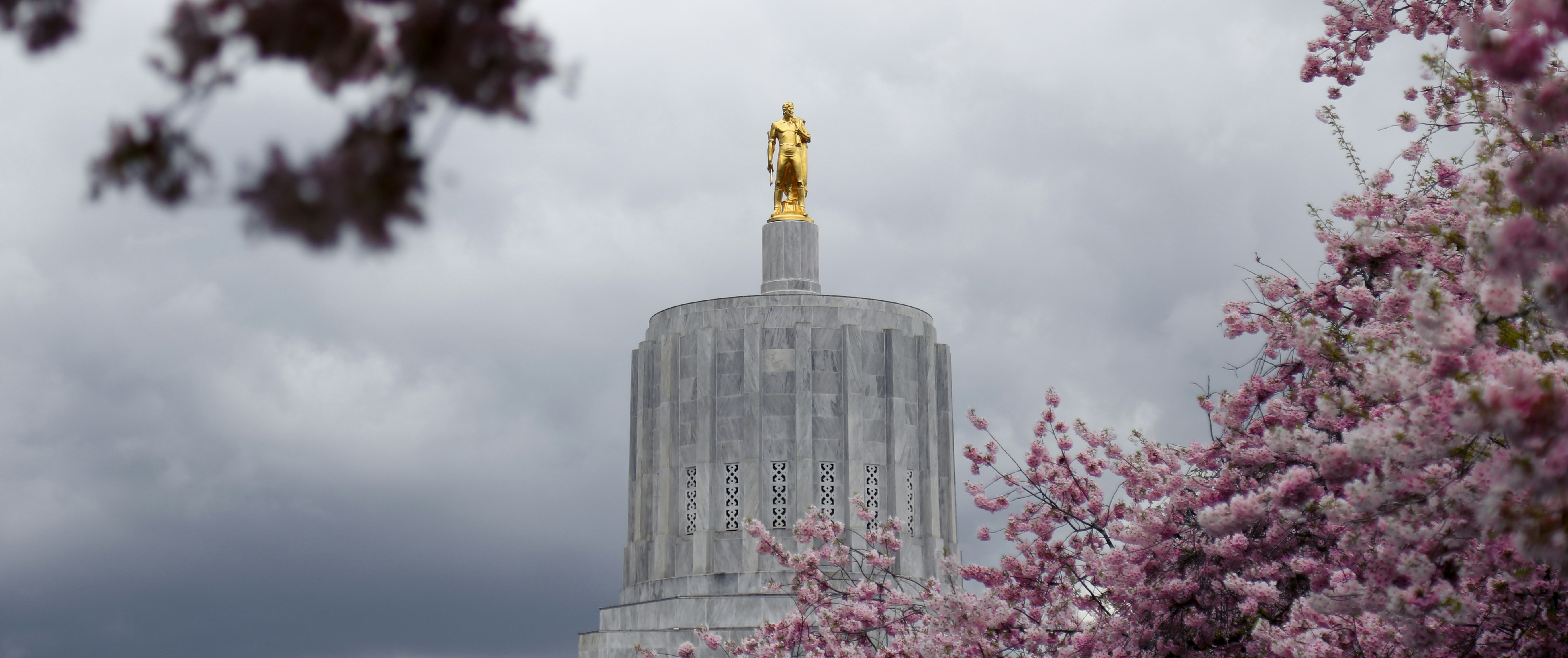 The Oregon State Capitol in Salem.
